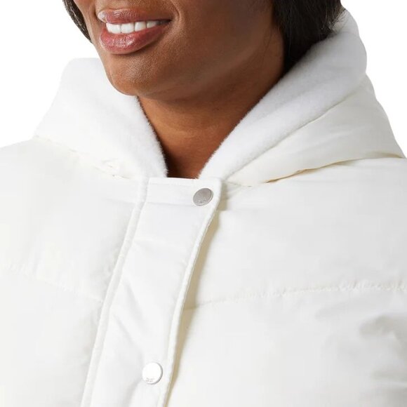 32 Degrees Women’s Quilted Jacket with Plush Lined Hood - Picture 7 of 8